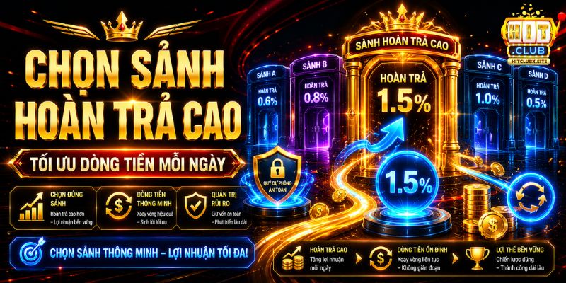 Phân bổ nguồn vốn vào các sảnh cược có tỷ lệ hoàn trả cao